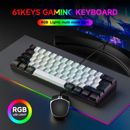 Clavier Gaming Compact 61 Touches RGB – OBAME