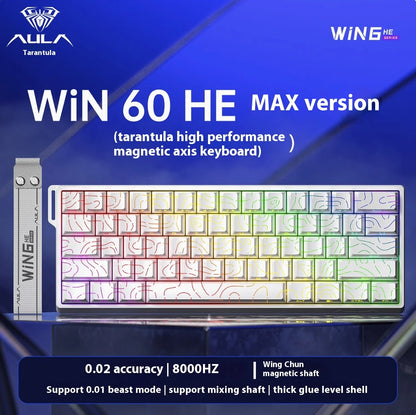 Clavier Mécanique Gaming AULA Win60/68 HE – Switchs Magnétiques, RGB & Performance E-Sport