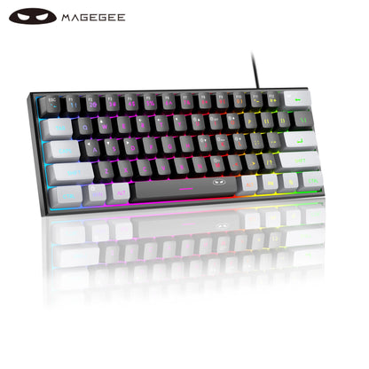 Clavier Gaming MageGee 61 Touches RGB – Compact, Étanche et Performant