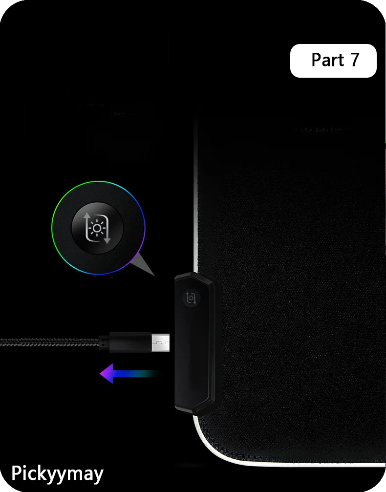 Tapis de Souris Gamer RGB XXL – Design Galaxie Spatiale Antidérapant