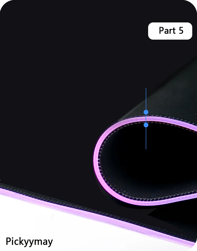 Tapis de Souris Gamer RGB XXL – Design Galaxie Spatiale Antidérapant