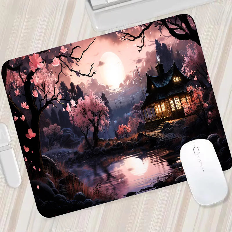 Tapis de Souris Gaming “Moonlight Temple” – Mystère, Sérénité et Précision