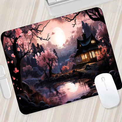 Tapis de Souris Gaming “Moonlight Temple” – Mystère, Sérénité et Précision