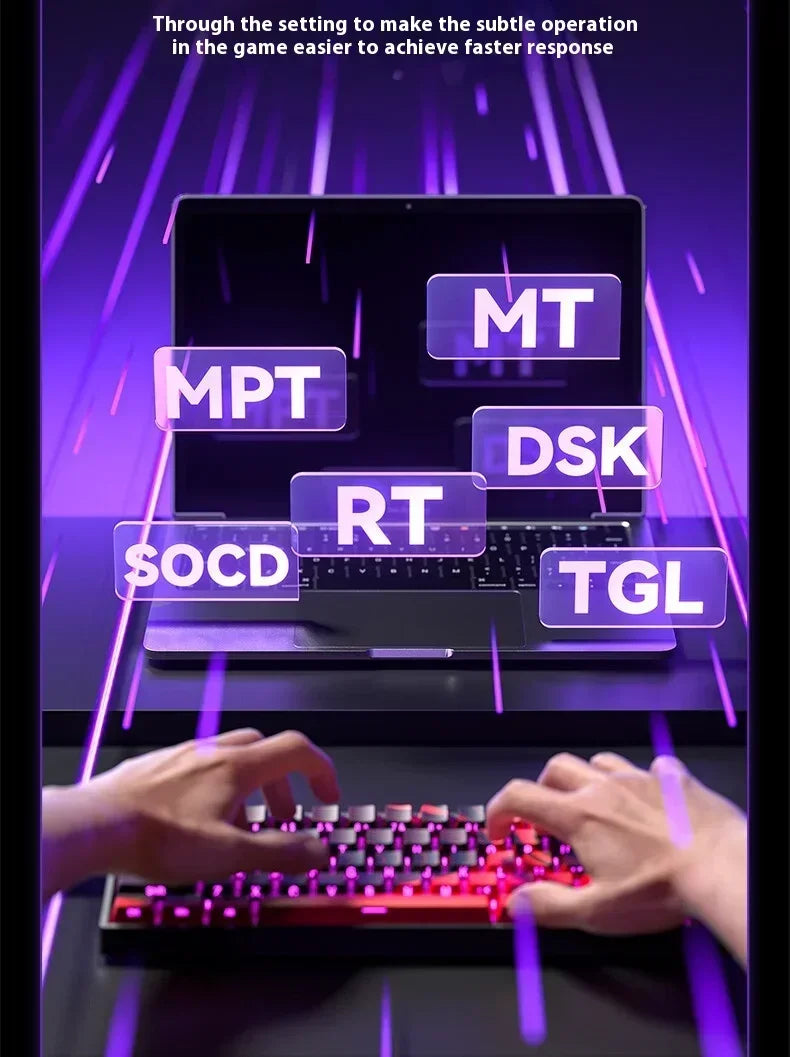 Clavier Mécanique Gaming AULA Win60/68 HE – Switchs Magnétiques, RGB & Performance E-Sport