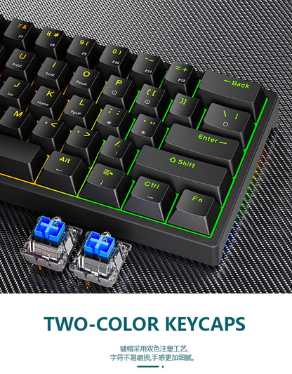 Clavier Mécanique Gaming EDUP K620 Mini RGB – 61 Touches