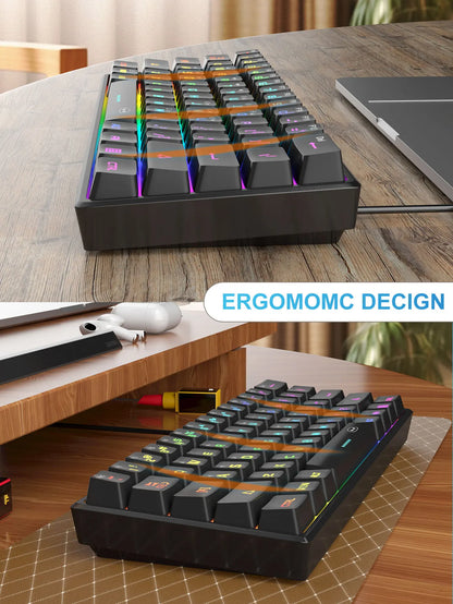 Clavier Gaming Compact 61 Touches RGB – MageGee