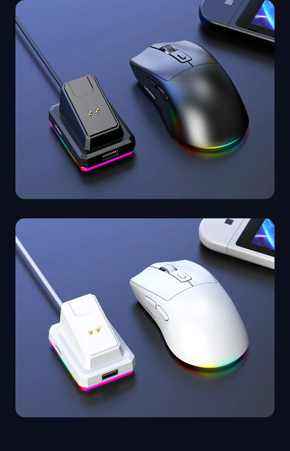 X3 Wireless Gaming Mouse – Précision, Légèreté et Style RGB