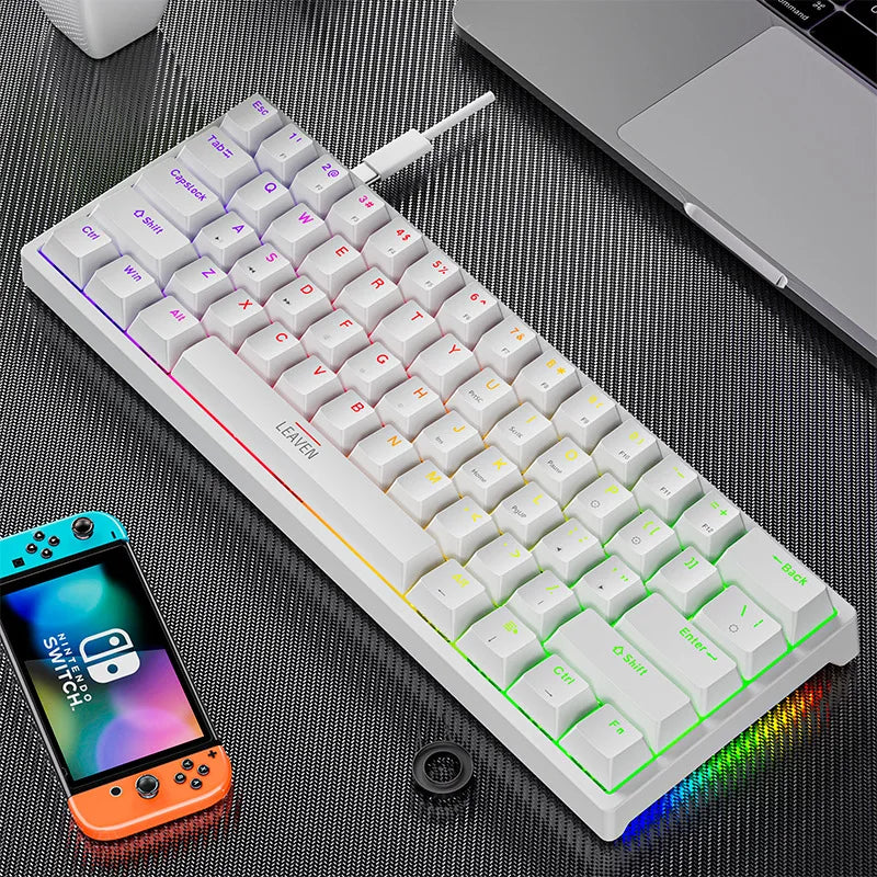 Clavier Mécanique Gaming EDUP K620 Mini RGB – 61 Touches